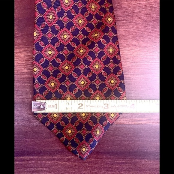 🌿SALE🌿GUY LAROCHE Vintage Silk Necktie - Picture 8 of 9